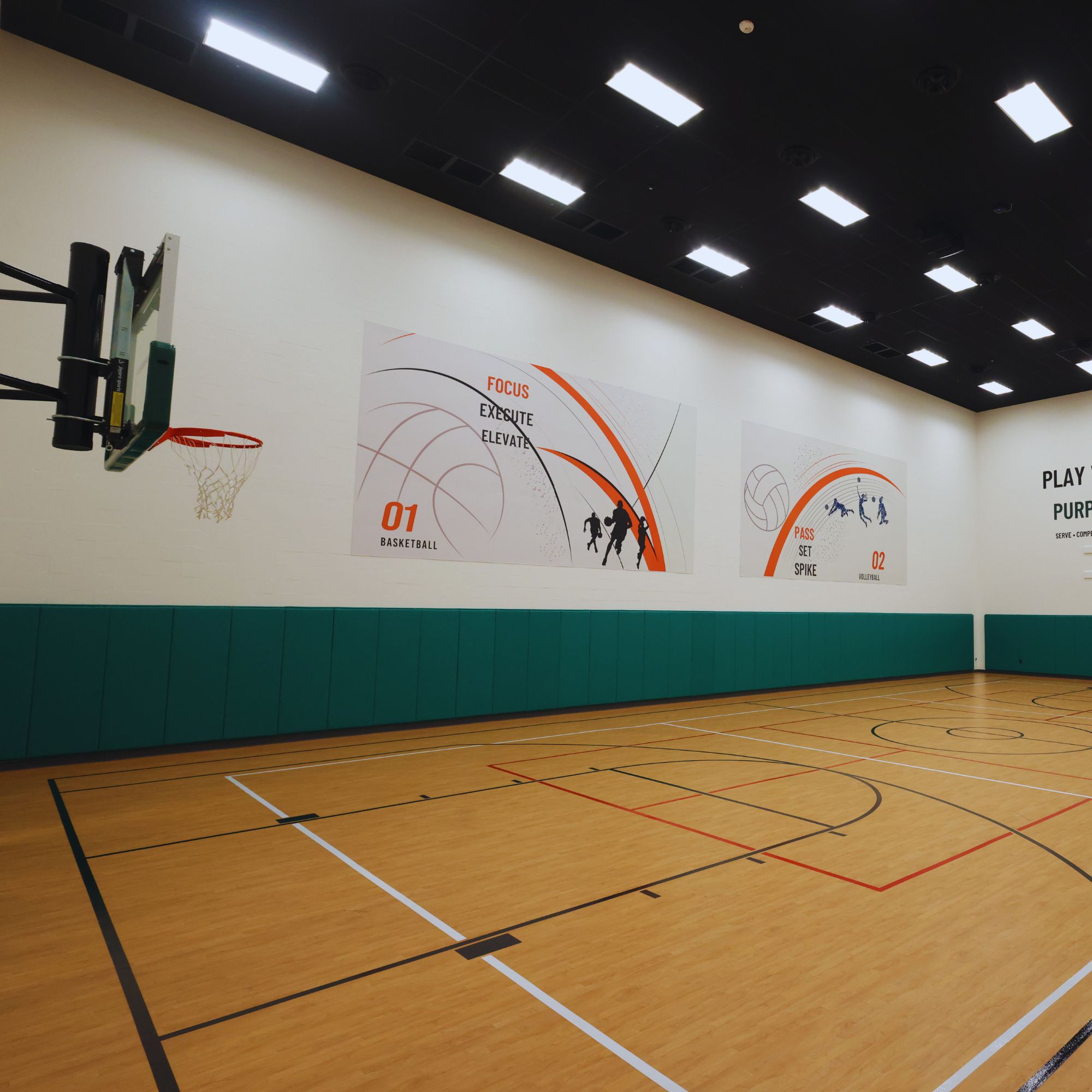 OCC Sports and Events Center basketball court